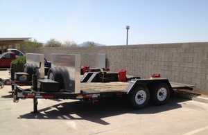 Trailer for SPYDERCRANE&reg; mini crane transport